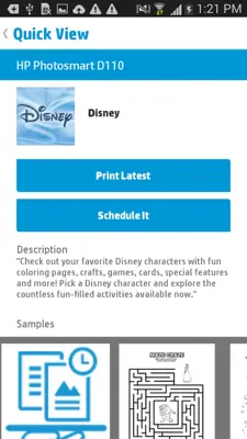 HP Printables android App screenshot 2