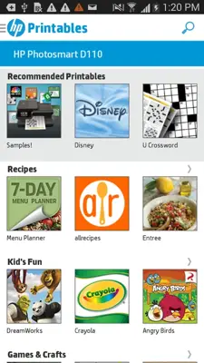 HP Printables android App screenshot 5